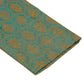 Jompers Men's Blue and Golden Woven Design Kurta Only ( KO 674 Blue )