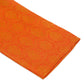Jompers Men's Orange and Golden Woven Design Kurta Only ( KO 674 Orange )