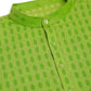 Jompers Men's Green Woven Design Kurta Only ( KO 675 Green )