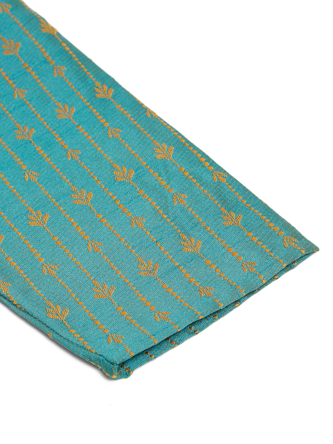 Jompers Men's Blue Embroidered Kurta Only ( KO 676 Blue )
