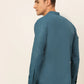 Jompers Men's Teal Blue Solid Cotton Short Kurta ( KO 677 Teal )