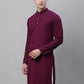 Men Purple Embroidered Sequinned Kurtas