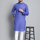 Men's Solid Pure Cotton Kurta Only