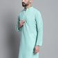 Men's Solid Pure Cotton Kurta Only