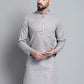 Men's Solid Pure Cotton Kurta Only