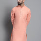 Men's Solid Pure Cotton Kurta Only
