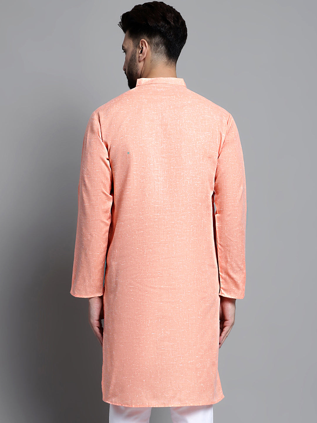 Men's Solid Pure Cotton Kurta Only