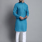 Men's Solid Pure Cotton Kurta Only