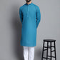 Men's Solid Pure Cotton Kurta Only