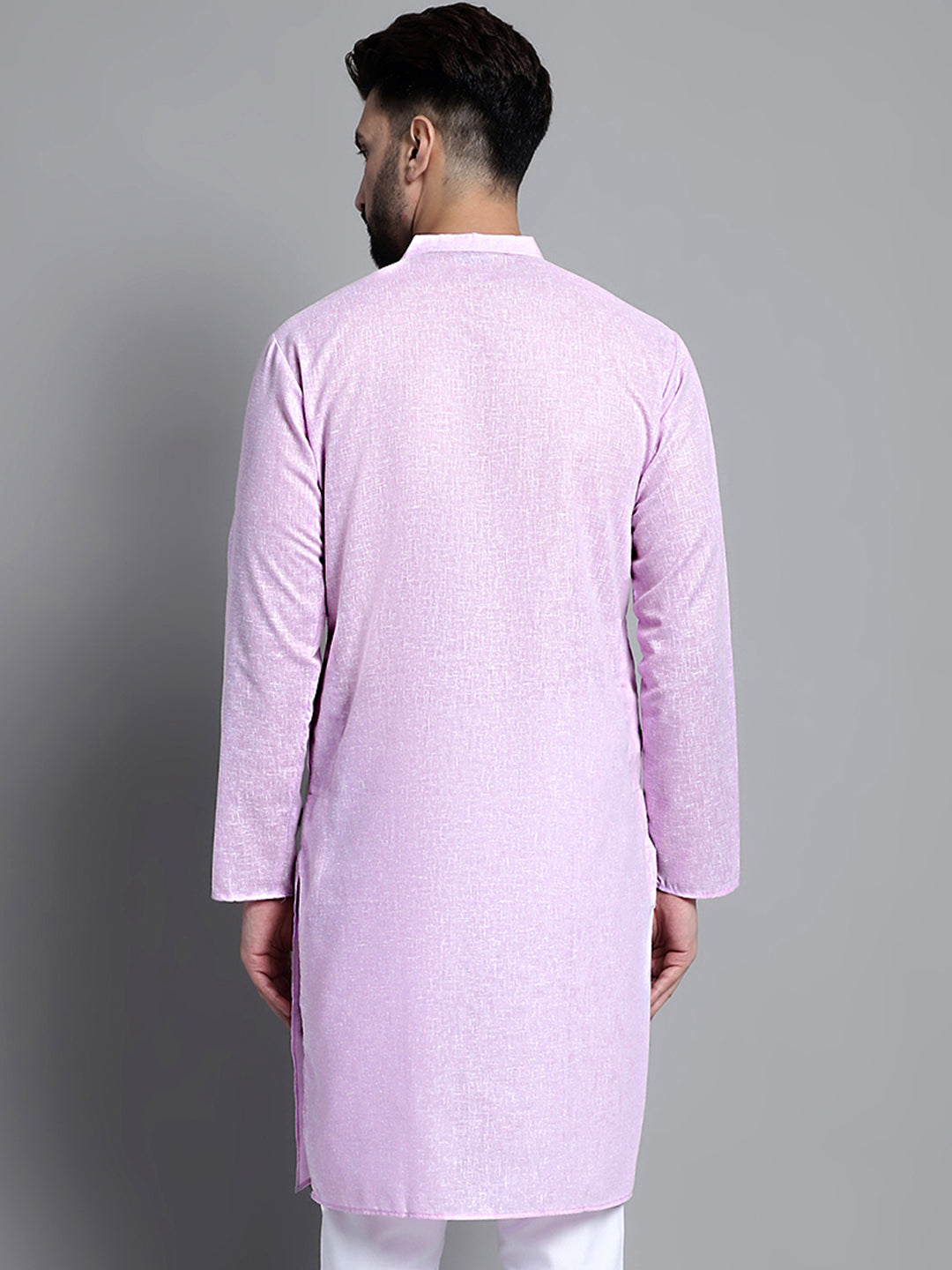 Men's Solid Pure Cotton Kurta Only