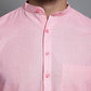 Men's Solid Pure Cotton Kurta Only