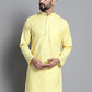 Men's Solid Pure Cotton Kurta Only