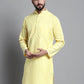 Men's Solid Pure Cotton Kurta Only