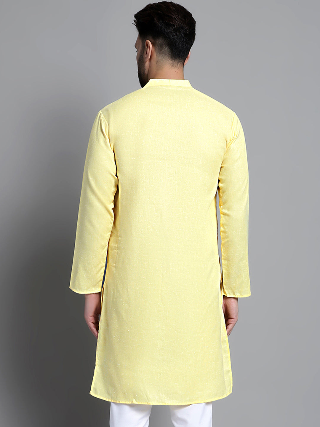 Men's Solid Pure Cotton Kurta Only