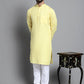 Men's Solid Pure Cotton Kurta Only