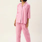 Jainish Women Pink Night suit ( LNS 001Pink )