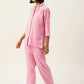Jainish Women Pink Night suit ( LNS 001Pink )