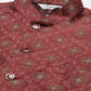 Jompers Men's Maroon Printed Nehru Jacket ( JOWC 4031Maroon )
