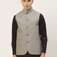 Jompers Men's Grey Solid Nehru Jacket ( JOWC 4033Grey )