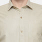 Jainish Olive Men's Cotton Geometric Formal Shirts ( SF 434Olive )