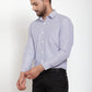 Jainish Blue Men's Cotton Striped Formal Shirt's ( SF 759Blue )