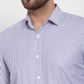 Jainish Blue Men's Cotton Striped Formal Shirt's ( SF 759Blue )