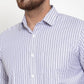 Jainish Grey Men's Cotton Striped Formal Shirt's ( SF 759Light-Grey )