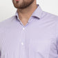 Jainish Purple Men's Cotton Striped Formal Shirt's ( SF 759Light-Purple )