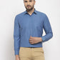 Jainish Teal Men's Cotton Polka Dots Formal Shirt's ( SF 761Teal )