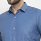 Jainish Teal Men's Cotton Polka Dots Formal Shirt's ( SF 761Teal )