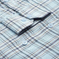 Jainish Men's Cotton Checked Formal Shirts ( SF 791Sky )