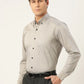 Jainish Men's Solid Formal Cotton Shirt ( SF 792Steel-Grey )