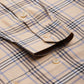 Jainish Men's Cotton Checked Formal Shirts ( SF 793Brown )
