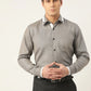 Jainish Men's  Cotton Solid Formal Shirts ( SF 796Charcoal )