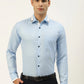 Jainish Men's  Cotton Solid Formal Shirts ( SF 796Sky )