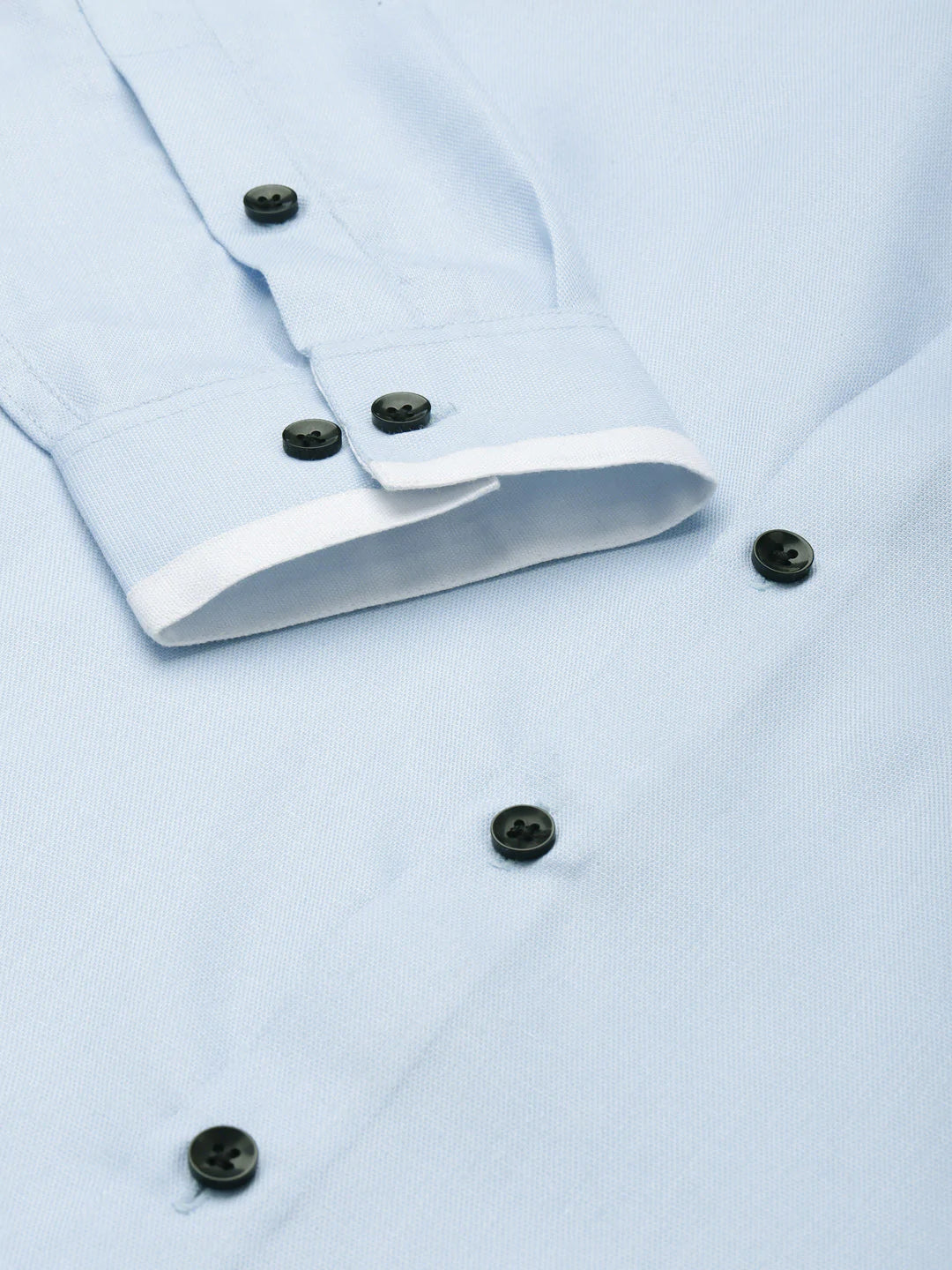 Jainish Men's  Cotton Solid Formal Shirts ( SF 796Sky )