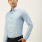 Jainish Men's  Cotton Solid Formal Shirts ( SF 796Sky )