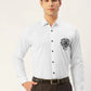 Jainish Men's Cotton Printed Formal Shirts ( SF 806White )