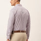 Jainish Men's Cotton Checked Button Down Collar Formal Shirts ( SF 809Light-Purple )