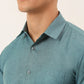 Jainish Men's Cotton Solid Half Sleeve Formal Shirts ( SF 811Grey )