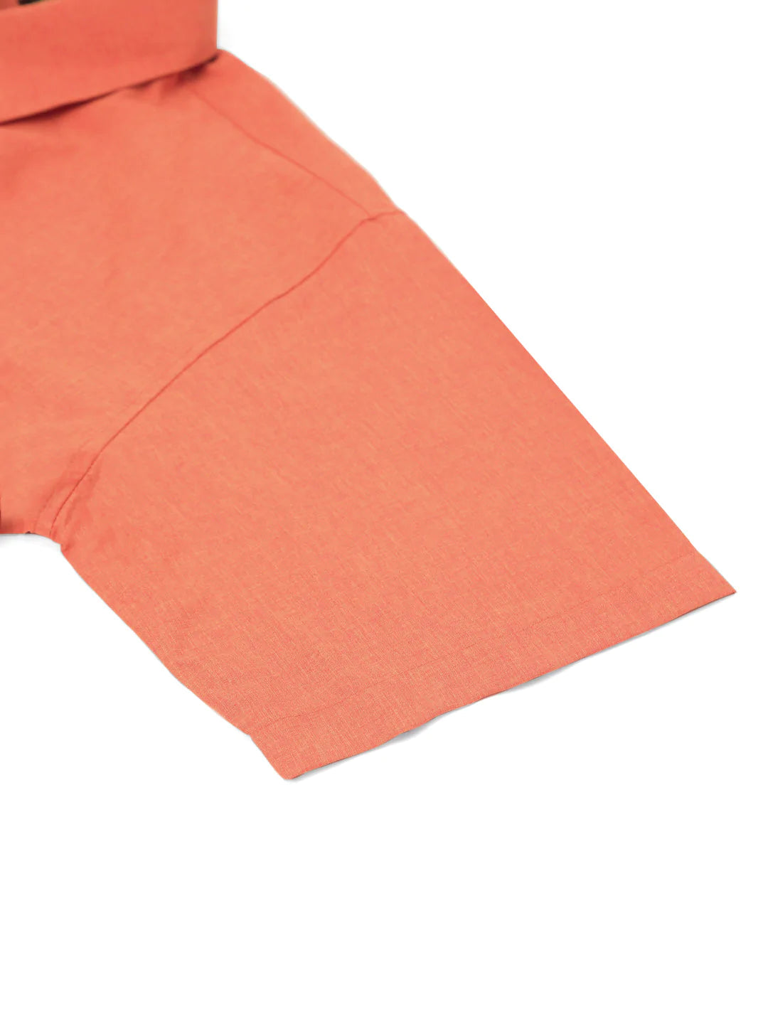 Jainish Men's Cotton Solid Half Sleeve Formal Shirts ( SF 811Peach )