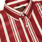Jainish Men's Lycra Striped Half Sleeve Formal Shirts ( SF 812Maroon )