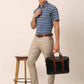 Jainish Men's Cotton Striped Half Sleeve Formal Shirts ( SF 816Blue )
