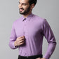 Men Purple Classic Slim Fit Solid Formal Shirt ( SF 867Purple )