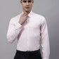 Men's Pink Dobby Textured Formal Shirt