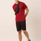Jainish Men's Casual Cotton Solid Shorts ( SGP 153 Black )